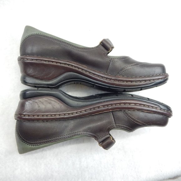 Josef Seibel Womens Brown Mary Jane Clogs Shoe Size 41 - Picture 8 of 12